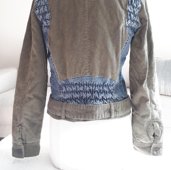 Vintage | Mixed Media Moto Jacket - Picture 5 of 10